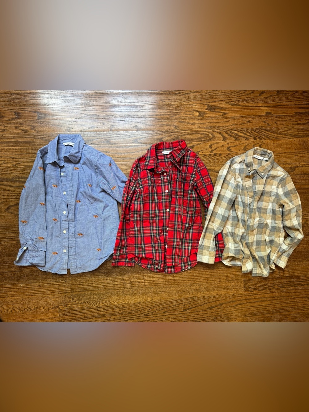 Janie and Jack 6T Button-Down Shirt trio